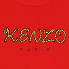 فستان بنات بالشعار باللون الأحمر, 1, hi-res